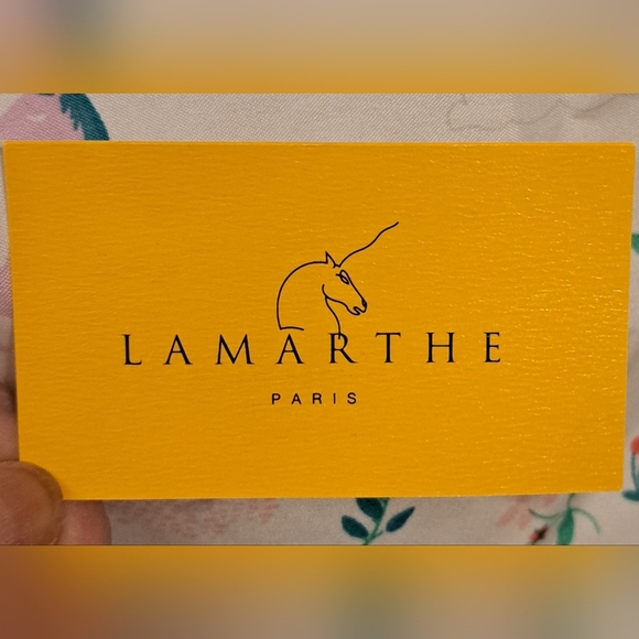 EUC Lamarthe Burgundy Cotton & Black Italian Leather Casual Shoulder Purse Bag - Picture 14 of 16